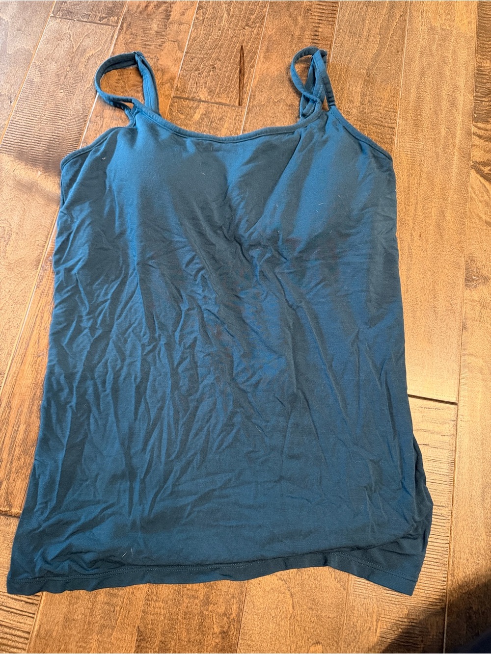 Moen Teal Blue Spaghetti Strap Camisole